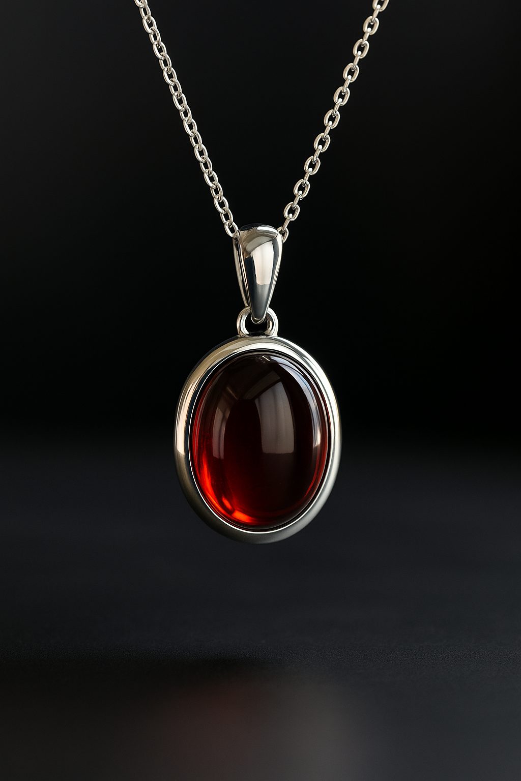 Natural Blood Amber Pendant
