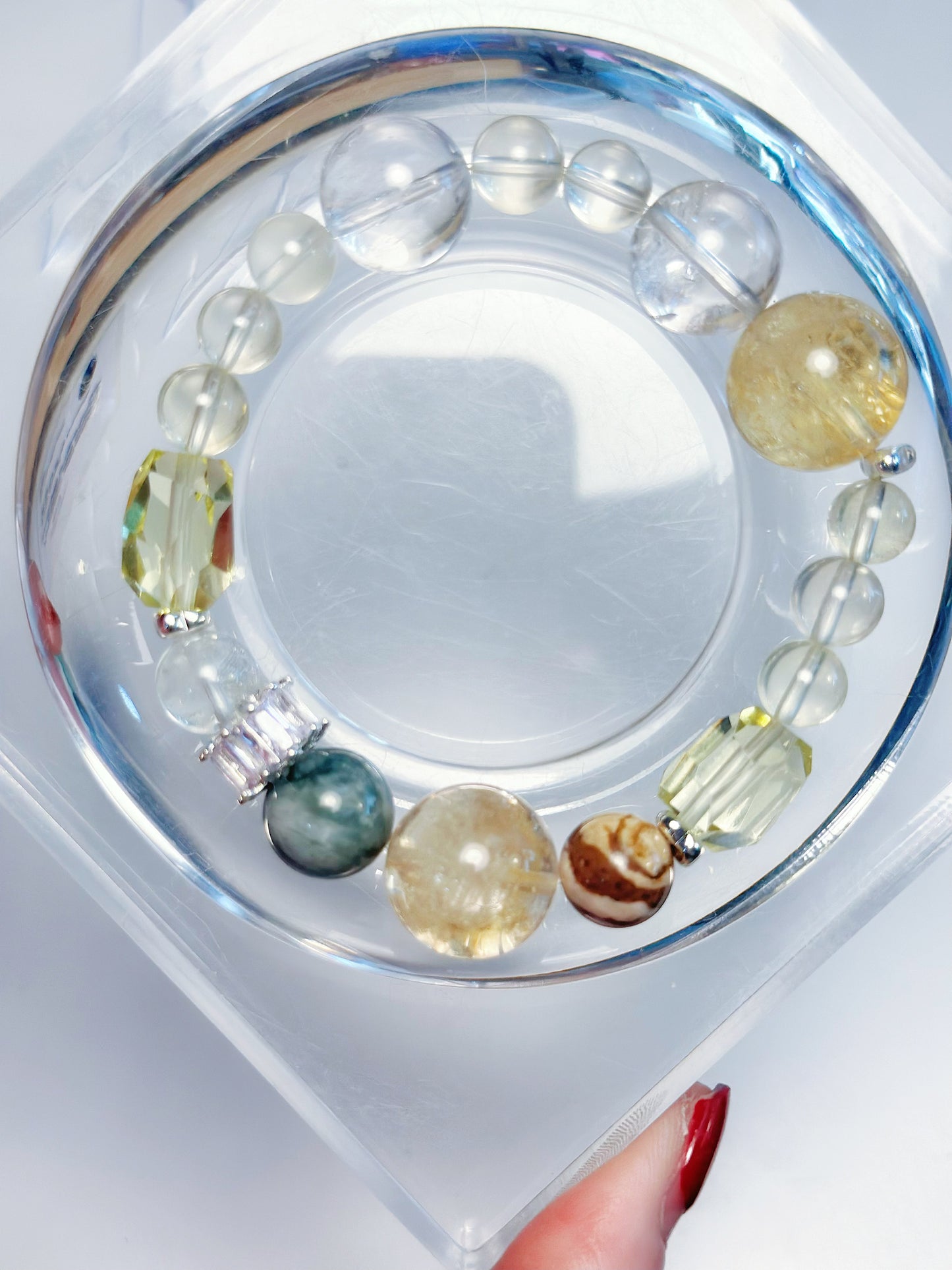 七脈輪水晶手鍊